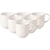 Villeroy & Boch Kaffeetasse NewMoon mit Griff (6-teilig)