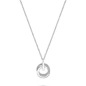 Jette Damen-Kette 925er Silber 30 Zirkonia Jette Silber