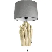 Licht-Erlebnisse Treibholz Wandleuchte Stoff Schirm Handarbeit Unikat Schwemmholz Wandlampe Flur Wohnzimmer