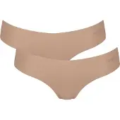 Sloggi String "ZERO Microfibre 2.0" nahtlos, gewellte Abschlüsse, ultraleicht, Hipster-Stil