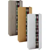 VCM Aktenschrank "Büroschrank Bücher Ordner Aktenschrank Vandol", braun (buche), B:70cm T:40cm, Obermaterial: 100% Holz Wood., Schränke, Aktenschrank
