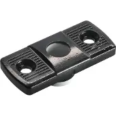 Fuhr Stangenführung 57369 für Rundstange 10 mm schwarz