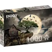 Enjoy Puzzle Hütte auf der Klippe 1000 Teile