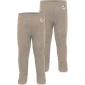 Normani 2er Pack Baby Merino Hose mit Füssen - 9537