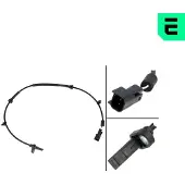 OPTIMAL ABS Sensor Raddrehzahl Vorne für MAZDA 2 Schrägheck (DE, DH3) 06-S755