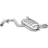 Bosal Endschalldämpfer 279-619