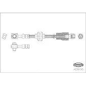 CORTECO Bremsschlauch [Hersteller-Nr. 49381363] für Opel, Chevrolet, Buick, Vauxhall