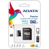 ADATA Premier microSDHC UHS-I U1 Class10 32GB, 32768 MB, Micro Secure Digital High-Capacity (MicroSDHC), 30 MB/s, Norton Internet Security trial, 0.25 g, 11 mm