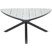 Gardissimo ARMATI Nonwood Alu-Gartentisch Gartenmöbel 170cm ( Triangel ) anthrazit / anthrazit