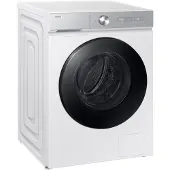 Samsung 11+6 kg WD5000D Waschtrockner, /A (-10%) mit AI Ecobubble und AI Energy Mode, Frontlader, Freistehend, Weiß, Links, Schwarz, Schwarz