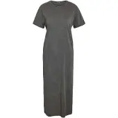 Noisy May Brandy Kurzarm Langes Kleid