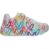 SKECHERS Jgoldcrown: Uno Lite Sneakers Laag - Wit - Maat 39
