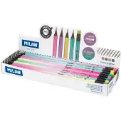 Milan HB round pencil with Sunset eraser (24 pcs) MILAN