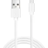 Sandberg MicroUSB Sync/Charge 1m SAVER, 1 m, Micro-USB A, USB A, Weiß