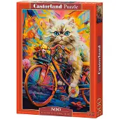 Castorland Puzzle Katzen Blumenfahrt - 500 Teile Jigsaw Puzzle