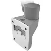 Dataflex Viewlite plus Monitorarm - Wand 312, 7 kg, 0 mm (0"), 61 cm (24"), 100 x 100 mm, Höhenverstellung, Silber, Weiß