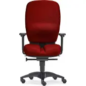 Sitwell Büro-Drehstuhl Mister Office mit Armlehnen Polyamid-Fußkreuz rot