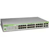 Allied Telesis AT GS950/24 WebSmart Switch - Switch - managed - 24 x 10/100/1000 + 2 x GBIC - Desktop