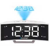 Blaupunkt CRP7WH, Uhr, 87,5 - 108 MHz, LCD, Schwarz, Weiß, Zeit, AC