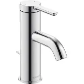 Duravit Einhebel-Waschtischmischer S C.1 mit Zugstangen-Ablaufgarnitur chrom chrom