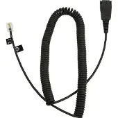Jabra Kabelunterteil QD auf RJ10 (Siemens, Snom, 2m, spiral)
