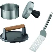 Rösle Hamburger-Set BBQ Silber (3er-Set)