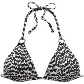 LASCANA Triangel-Bikini-Top "Clara" mit goldfarbenen Ringen