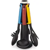 Joseph Joseph Karussell mit Küchenutensilien, 6-teiliges Set, warme Farbe - | Elevate
