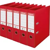 Esselte Vivida No.1 Schnellhefter Multipack 75mm A4 rot (5)