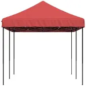 vidaXL Partyzelt Faltbar Pop-Up Burgunderrot 580x292x315 cm