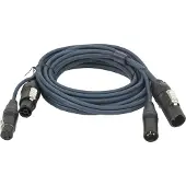 DAP FP-13 Hybrid Cable - powerCON TRUE1 & 3-pin XLR - DMX / Power 3 m