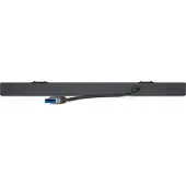 Dell Schlanke Soundleiste – SB521A, 3,6 W, 3,6 W, Schwarz, Kabelgebunden, 298 mm, 18 mm