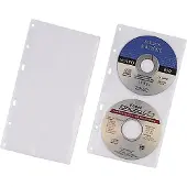 Durable CD/DVD COVER S abheftbar 5 St., 520319 transparent