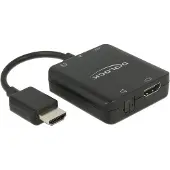 DeLOCK 63276, HDMI Typ A (Standard), HDMI Typ A (Standard), Männlich, Weiblich, 3840 x 2160 Pixel, 3840 x 2160