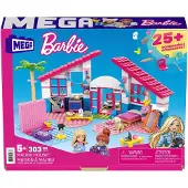 Mattel Barbie Construx Malibu Villa, Bausatz, 5 Jahr(e), Kunststoff, 303 Stück(e), 821 g
