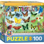 Eurographics Garten Schmetterlinge Puzzle 100 Teile