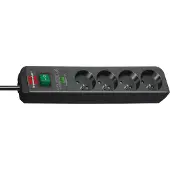 Brennenstuhl 1153904314, 1,5 m, Drinnen, Anthrazit, 4 AC-Ausgänge, 16 A, Überspannung