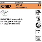 Lindapter Klemmen R 82002 GTW 40 LM 24 / 16,0 feuerverzinkt