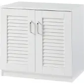 En.casa Schuhschrank Løten 63x36x62 cm Weiß []