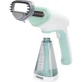 Princess 332846 Hand-Dampfbürste, Tragbare Dampfbürste, 0,26 l, Blau, Weiß, 25 g/min, 1500 W