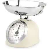 G3 Ferrari Aska, Mechanische Küchenwaage, 5 kg, Beige, Metall, Rund, kg, lb
