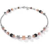 Coeur de Lion 5008/10-1631 Damen-Collier Edelstahl roségold-silber