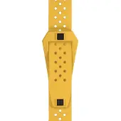 Tissot T852.048.859 Uhrenarmband 20 mm Kautschuk Gelb für Sideral Modelle