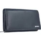 Greenland Nature Nature Black Nappa Geldbörse RFID Leder 16 cm