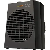 Jata Vertikaler Heizlüfter 1200w schwarz 3p