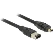 DeLOCK Kabel FireWire IEEE 1394B 6Pol/4Pol, 3Meter
