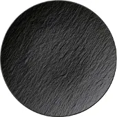 Villeroy & Boch Speiseteller "Universalteller Manufacture Rock ø 25.0 cm 6er Set schwarz"