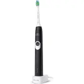 Philips HX6800/63 Elektrische Zahnbürste Sonicare ProtectiveClean 4300, Schallzahnbürste Schwarz, Weiß