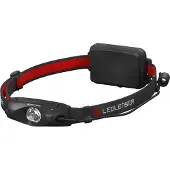 Led Lenser Kopfleuchte. schwenkbarer Kopf + Rücklicht H4 Black Box. 250 lm