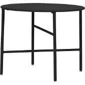 Ebuy24 Penny Gartentisch Ø 50 cm. H 40 cm, schwarz.